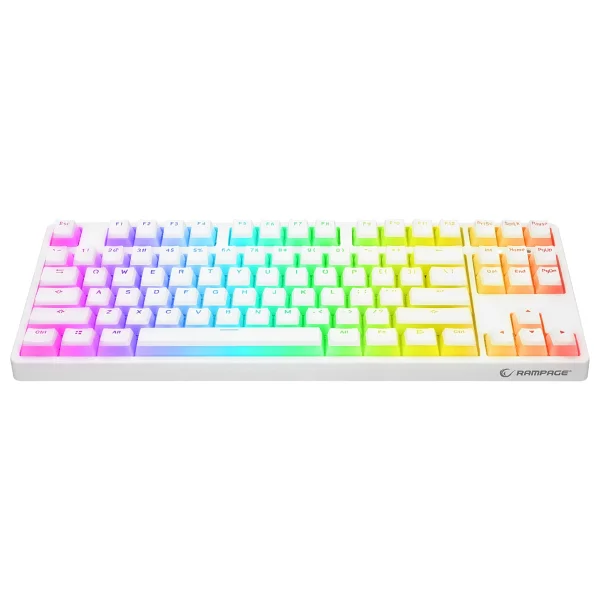 Rampage Ghost Kb-R136 RGB Tkl Red Switch Kablolu Mekanik Oyuncu Klavyesi - Görsel 3