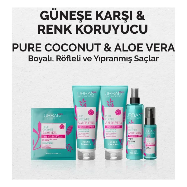 Urban Care Pure Coconut & Aloe Vera 200 Ml Sıvı Saç Kremi - Görsel 7