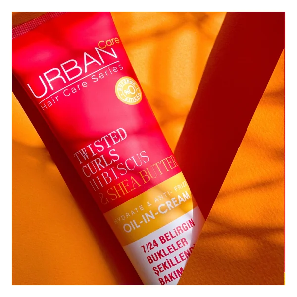 Urban Care Twisted Curls Hibiscus & Shea Butter 175 Ml Durulanmayan Saç Kremi - Görsel 8