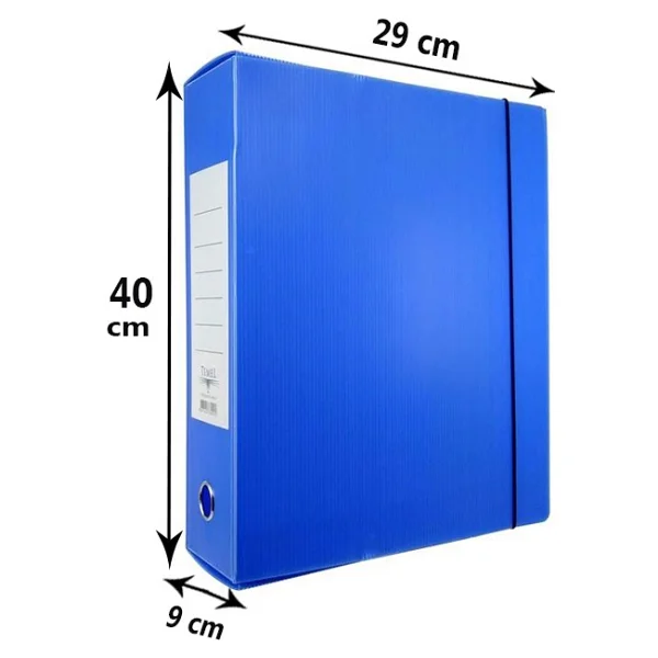 Temel Arşiv Ve Proje Kutusu 29x40x9cm Mavi 5'li - Görsel 4