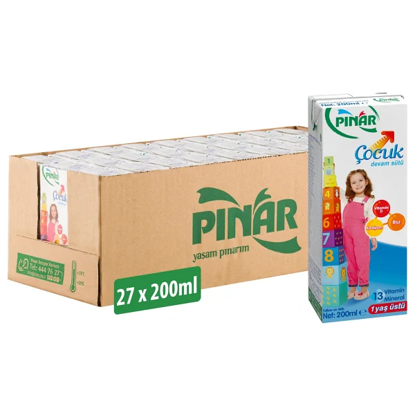 Pınar Çocuk Devam Sütü 200 Ml 27 Adet - Görsel 4