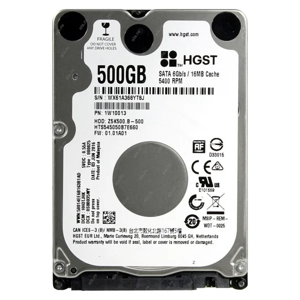 Hitachi Z5k500 Sata 3.0 5400 Rpm 2.5" 500 GB Harddisk - Görsel 2