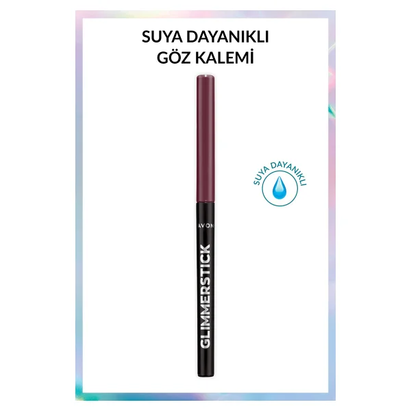 Avon Glimmerstick Asansörlü Majestic Plum Göz Kalemi - Görsel 8