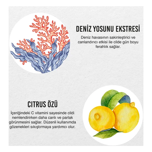 Urban Care Seaweed Citrus Nemlendirici ve Besleyici Vücut Losyonu 200 ml - Vegan - Görsel 5