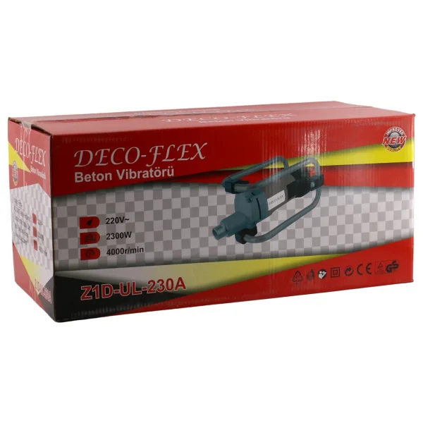 Decoflex Z1dul230a 2300 W 3 Hp 4000 Hortumsuz Beton Sıkılaştırma - Görsel 5