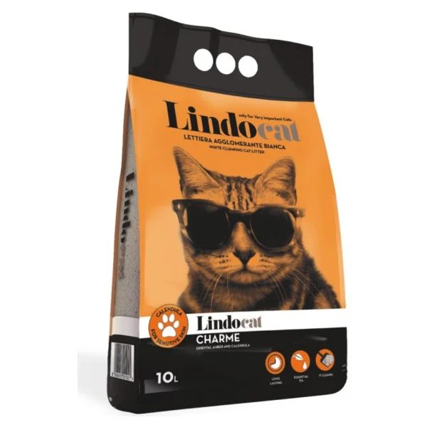 Lindo Cat Charme Hassas Derili Kediler İçin Aynısefalı Ve Amber Kokulu 10 Lt Kedi Kumu - Görsel 7
