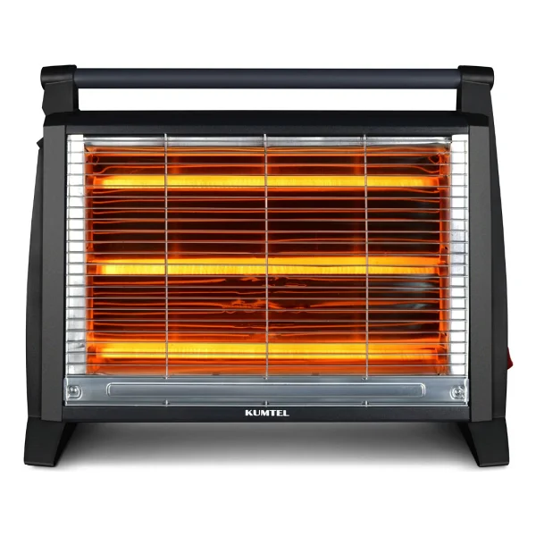 Kumtel LX-2832 Siyah 1500 W Quartz Isıtıcı - Görsel 2