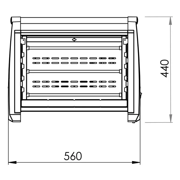 Kumtel LX-2832 Siyah 1500 W Quartz Isıtıcı - Görsel 4