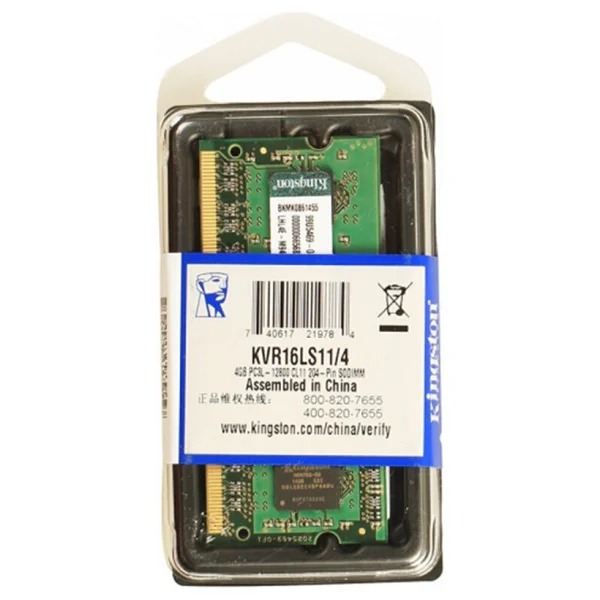 Kingston 4 GB 1600 MHz Cl11 Kvr16ls11/4 DDR3 RAM - Görsel 3