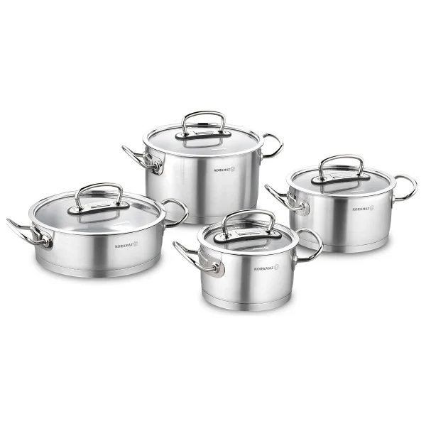 Korkmaz Proline A1147 Inox 8 Parça Tencere Seti - Görsel 4