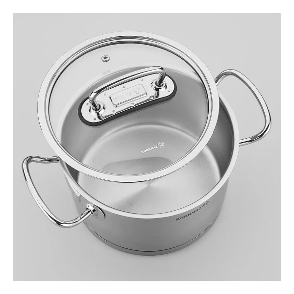 Korkmaz Proline A1147 Inox 8 Parça Tencere Seti - Görsel 2