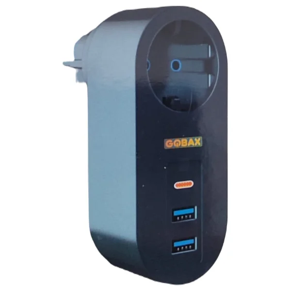 Gobax Mg-102 3 Usb'li Tekli Termal Akım Korumalı Priz - Görsel 3