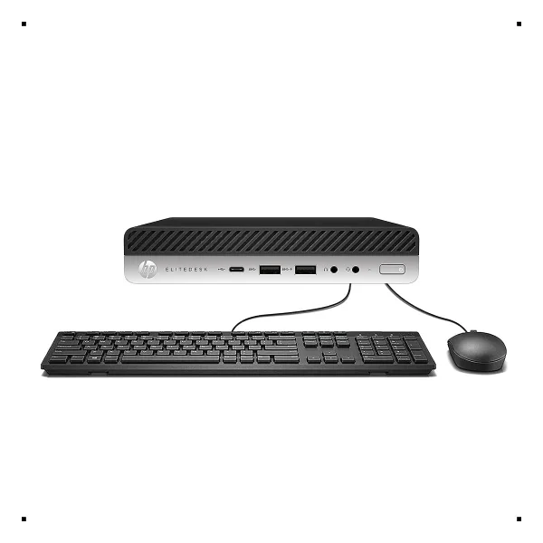 Hp Elitedesk 800 G4 4cb30ut Mini Desktop (2.1 GHz Intel Core I5-8500t, 8 GB DDR4 Sdram, 256 GB SSD, W11p + Wi-Fi - Görsel 2