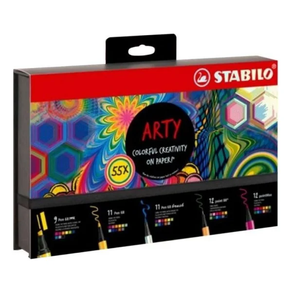Stabilo Arty Kreatif 55'li Keçeli Kalem Seti - Görsel 3