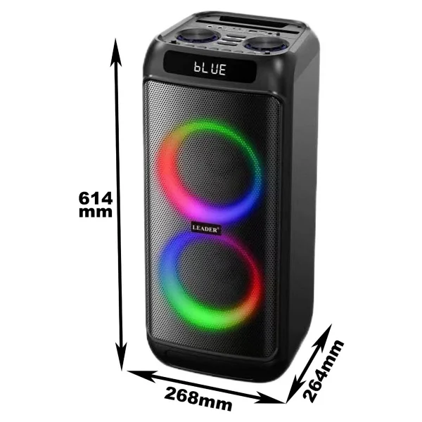 Leader Lp6050 RGB Bluetooth Hoparlör - Görsel 2