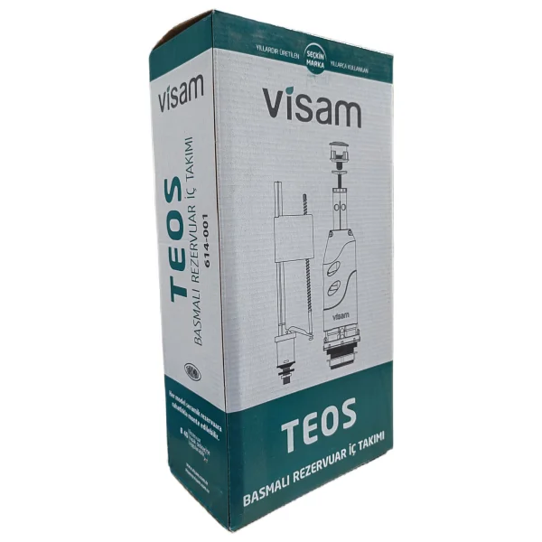 Visam Teos Basmalı Rezervuar İç Takımı Ø40 Mm Hızlı Dolum Ve Sessiz Çalışma Özelliği İle - Görsel 7