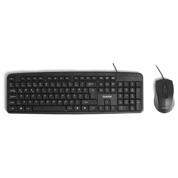 Dark Dk-Ac-Km1030 Kablolu Klavye Mouse Seti - Görsel 2
