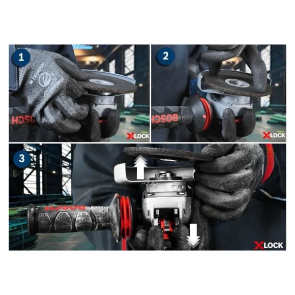 Bosch Gwx 9-115 S X-Lock 900 W Avuç Taşlama Makinesi - Görsel 3