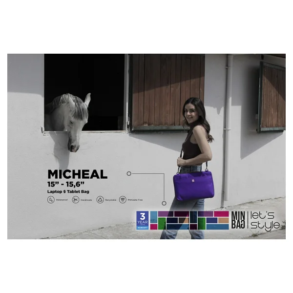 Minbag Micheal 15" Laptop Çantası - Görsel 5