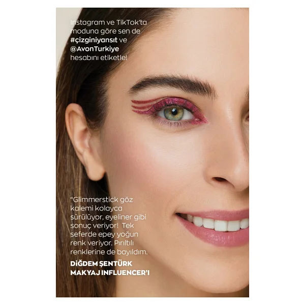 Avon Glimmerstick Asansörlü Pırıltılı Teal Sparkle Göz Kalem - Görsel 2