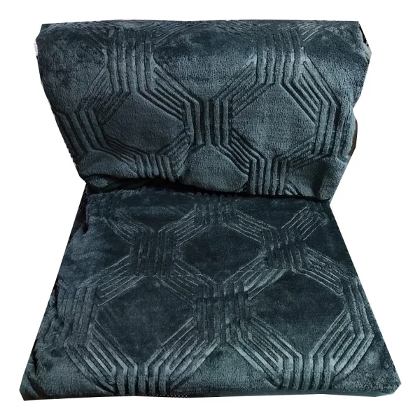 Özdilek Trendy Embos Tek Kişilik Battaniye(155x220)-Art Deco Lacivert - Görsel 6