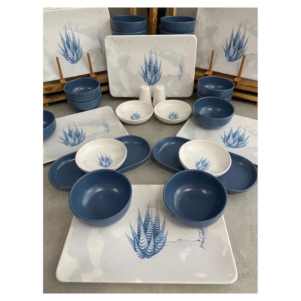 Keramika Takım Yemek Blue Magıc Siera 32 Parça 12 Kişilik - Görsel 3