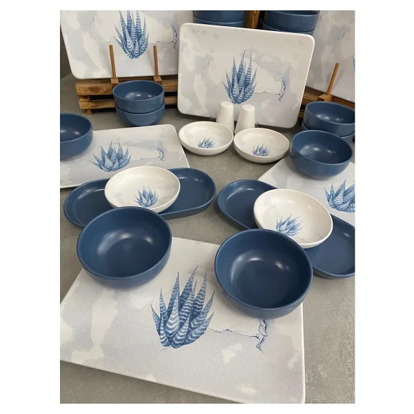 Keramika Takım Yemek Blue Magıc Siera 32 Parça 12 Kişilik - Görsel 4
