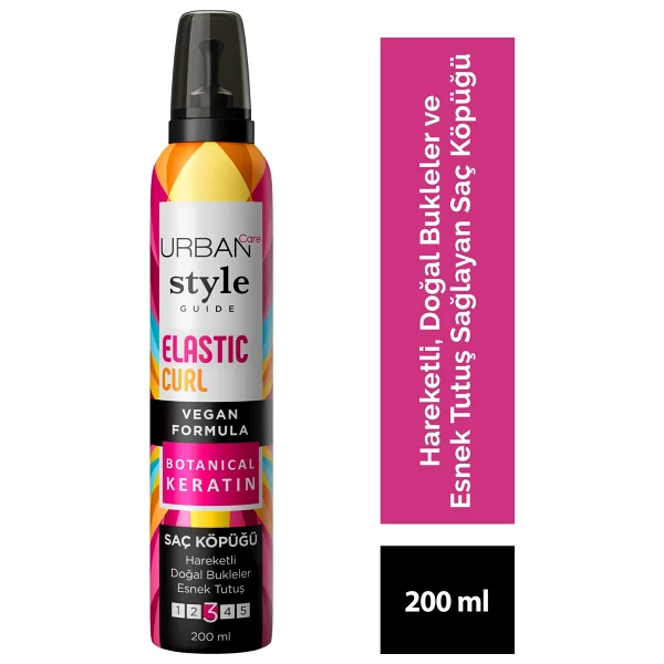 Urban Care Style Guide Elastic Curl 200 Ml Saç Köpüğü - Görsel 6