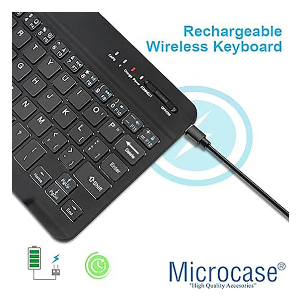 Microcase Al3476 Pembe Tkl Kablosuz Klavye Mouse Seti - Görsel 4