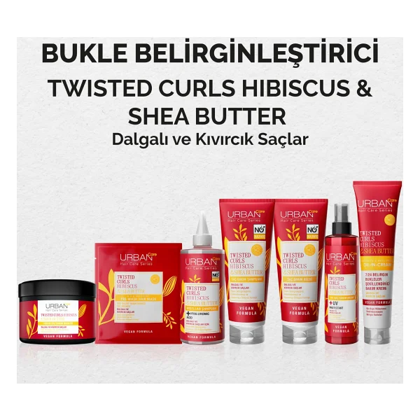 Urban Care Twisted Curls Hibiscus & Shea Butter 250 Ml Sülfatsız Şampuan - Görsel 9