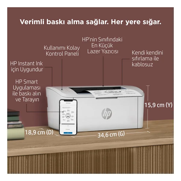 Hp Laserjet M111w 7md68a Wi-Fi Mono Lazer Yazıcı - Görsel 7