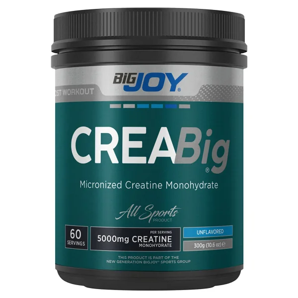 Bigjoy Creabig Toz Kreatin Aromasız 300g 60 Servis - Görsel 5