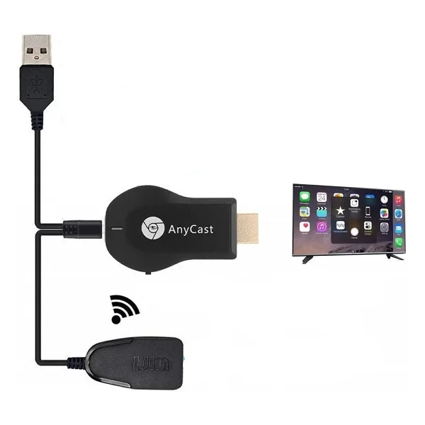 Anycast M9 Plus Full HD Android İos Uyumlu Kablosuz Hdmı Ses Ve Görüntü Aktarıcı - Görsel 2