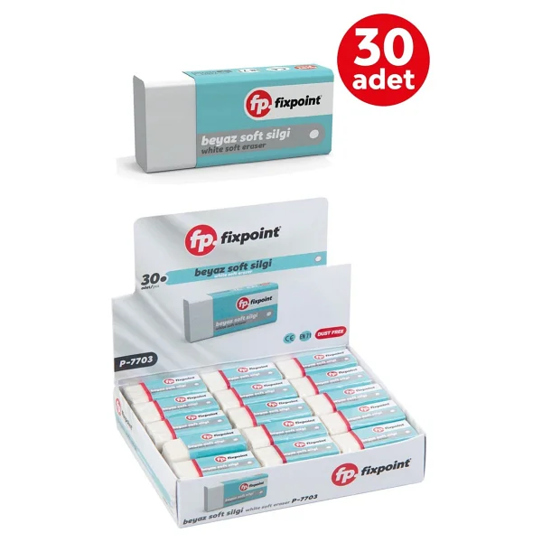 Fixpoint Beyaz Silgi 30 Adet Fixpoint P-7703 - Görsel 4
