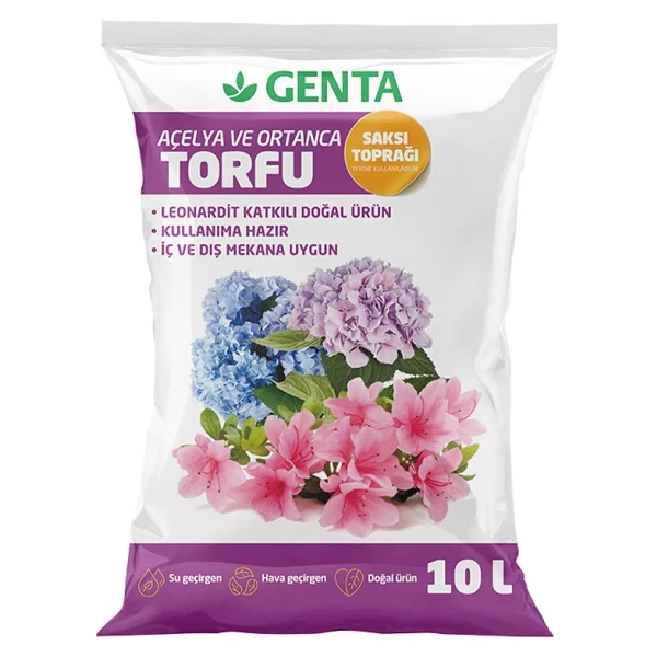 Genta 10 Lt Ortanca Ve Açelya Torfu Toprağı - Görsel 5