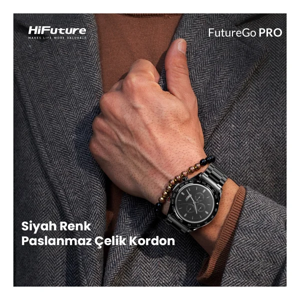 Hifuture Futurego Pro Siyah Akıllı Saat - Görsel 2