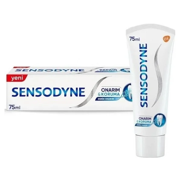 Sensodyne Onarım Ve Koruma 75 Ml Florürlü Diş Macunu - Görsel 5