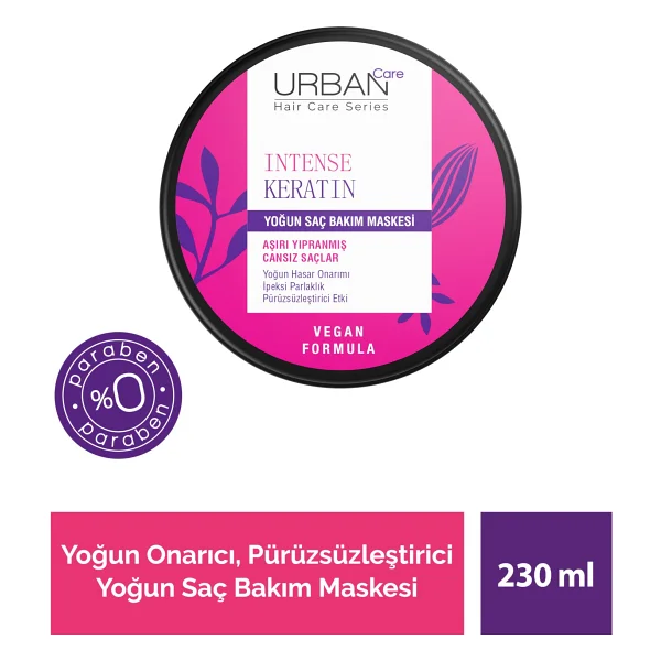 Urban Care Intense Keratin Yoğun Saç Bakım Maskesi 230 Ml - Görsel 10