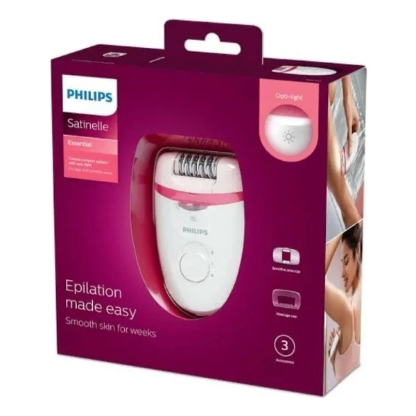 Philips Epilasyon Makinası - 32 Cımbız Kompakt / Epilatör - Epilasyon Cihazı - Masaj Başlıklı Ve Işıklı - Görsel 2