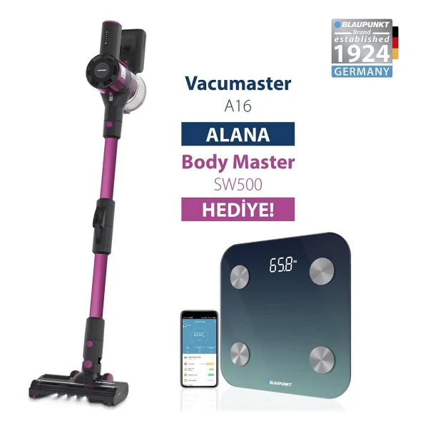Blaupunkt Vacumaster A16 Şarjlı Dikey Süpürge - Görsel 9