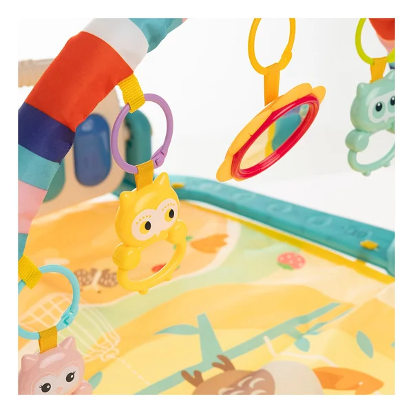 Babycim Baykuşlu Pianolu Bebek Oyun Halısı Gri 46 X 8,5 X 32,8 Cm Aslan Kral Temalı - Görsel 3