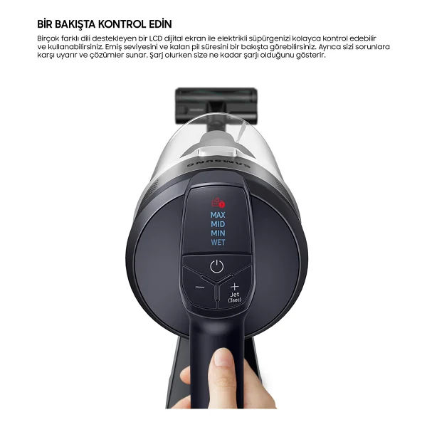 Samsung Jet 75e Vs20b75acr5/Tr Şarjlı Dikey Süpürge - Görsel 10