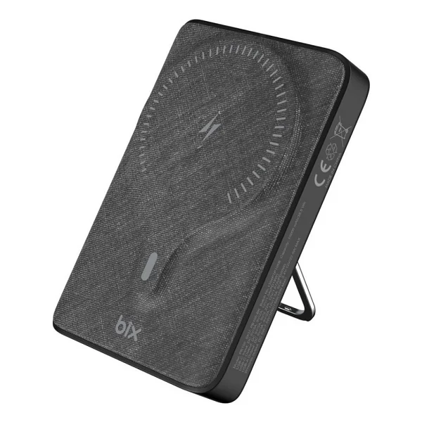 Bix Pb105 Yeşil 10000 mAh Hızlı Şarj Kablosuz Powerbank - Görsel 6