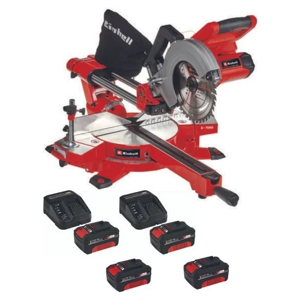 Einhell Te-Sm 36/210 Li Dört Akü 4 Ah Gönye Testere - Görsel 2