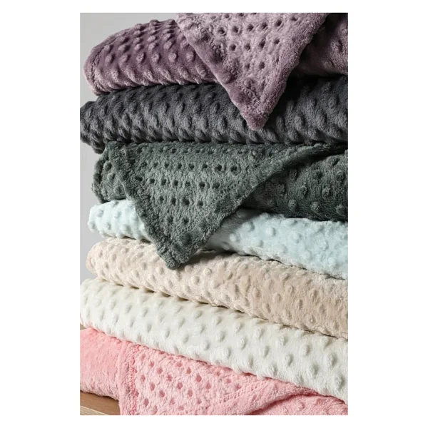 Merinos Pearl Tomurcuk Kemik 200x220 Cm Çift Kişilik Battaniye - Görsel 2