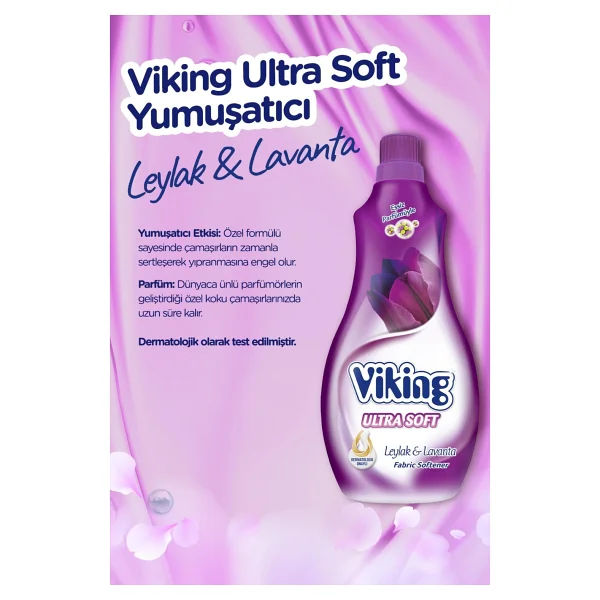 Viking Leylak Lavanta Yumuşatıcı 1.44 lt 3'lü - Görsel 2