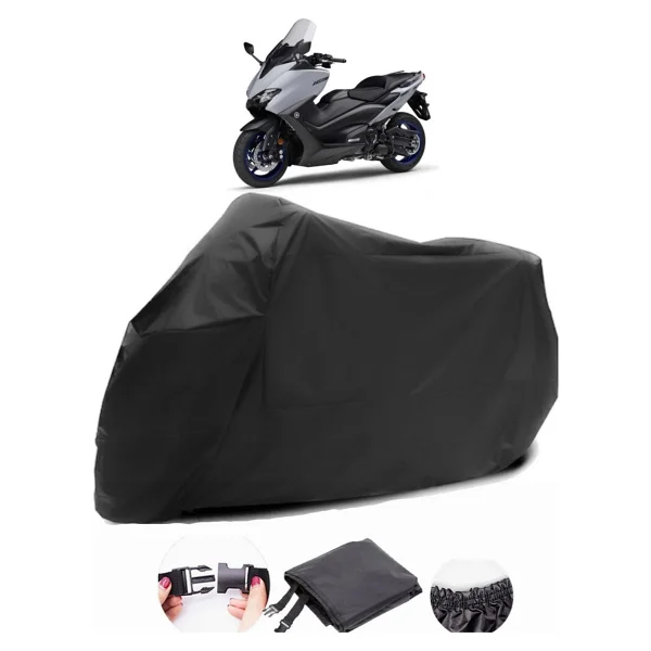 Yamaha Tmax 560 Siyah Motosiklet Branda Lüx Premium Kalite - Görsel 6