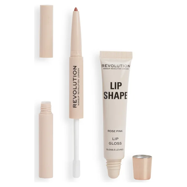 Revolution Lip Shape Dudak Kiti Rose Pink - Görsel 2
