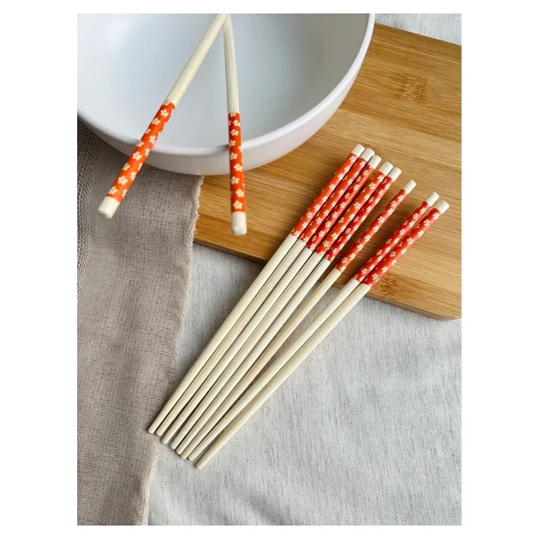 Royaleks Chopsticks Bambu Yemek Çubuğu 10'lu - Görsel 2