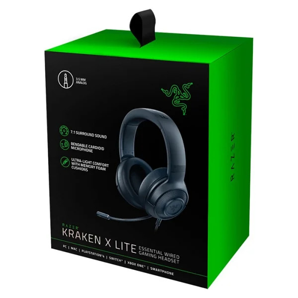 Razer Kraken X Lite Rz04-02950100-R381 7.1 Kablolu Kulak Üstü Oyuncu Kulaklığı - Görsel 6
